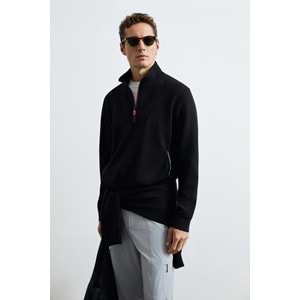 Lufian 112030206 Wyatt Yarım Fermuarlı Erkek Sweatshirt