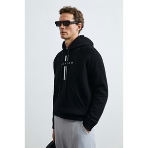 Lufian 112030207 Decland Kapüşonlu Sweatshirt Erkek Sweatshirt