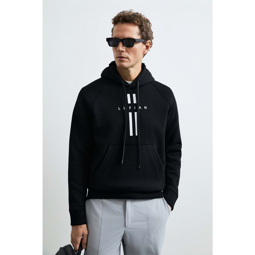 Lufian 112030207 Decland Kapüşonlu Sweatshirt Erkek Sweatshirt
