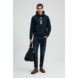 Lufian 112030207 Decland Kapüşonlu Sweatshirt Erkek Sweatshirt