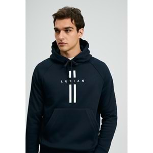 Lufian 112030207 Decland Kapüşonlu Sweatshirt Erkek Sweatshirt