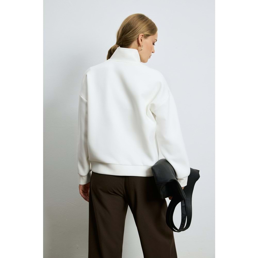 Lufian 122030031 Portman Kadın Örme Sweatshırt Kadın Sweatshirt