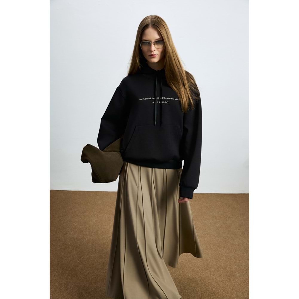 Lufian 122030032 Cassandra Kadın Örme Sweatshırt Kadın Sweatshirt