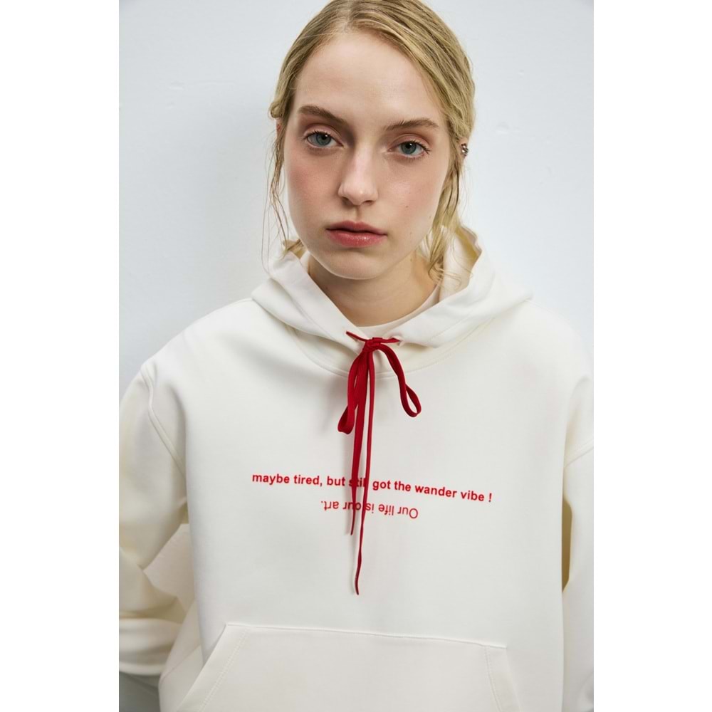 Lufian 122030032 Cassandra Kadın Örme Sweatshırt Kadın Sweatshirt