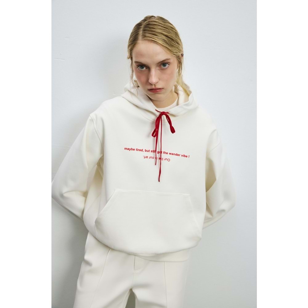 Lufian 122030032 Cassandra Kadın Örme Sweatshırt Kadın Sweatshirt