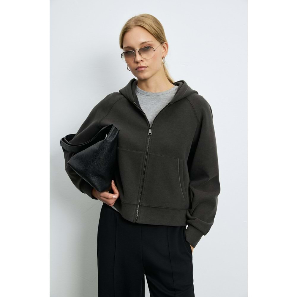 Lufian 122050016 Rene Örme Kadın Eşofman Üstü Kadın Sweatshirt
