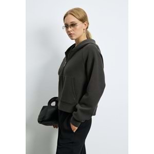 Lufian 122050016 Rene Örme Kadın Eşofman Üstü Kadın Sweatshirt