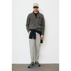 Lufian 112030213 Chase Yarım Fermuarlı Kapüşonlu Erkek Sweatshirt