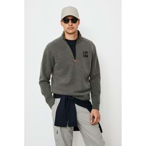 Lufian 112030213 Chase Yarım Fermuarlı Kapüşonlu Erkek Sweatshirt