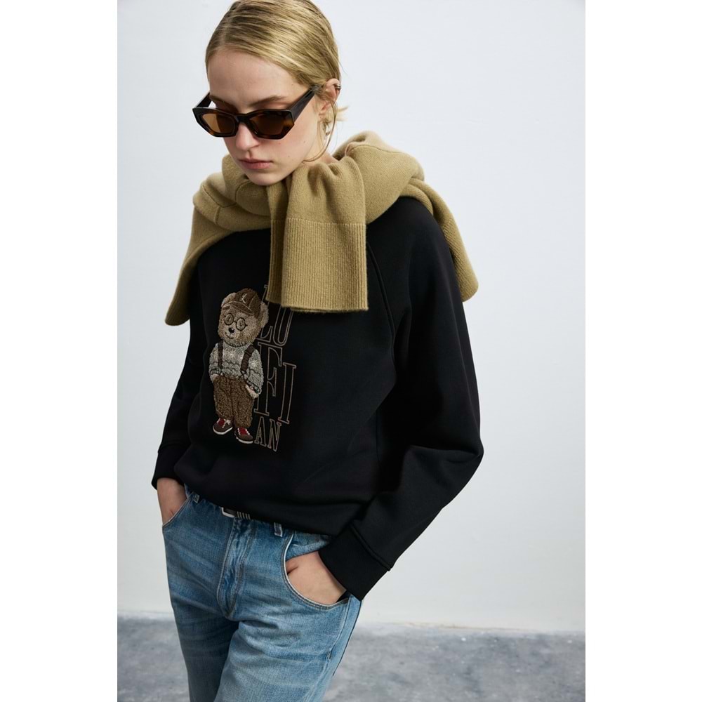 Lufian 122030034 Dıamond Kadın Örme Kadın Sweatshirt
