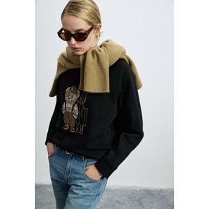 Lufian 122030034 Dıamond Kadın Örme Kadın Sweatshirt