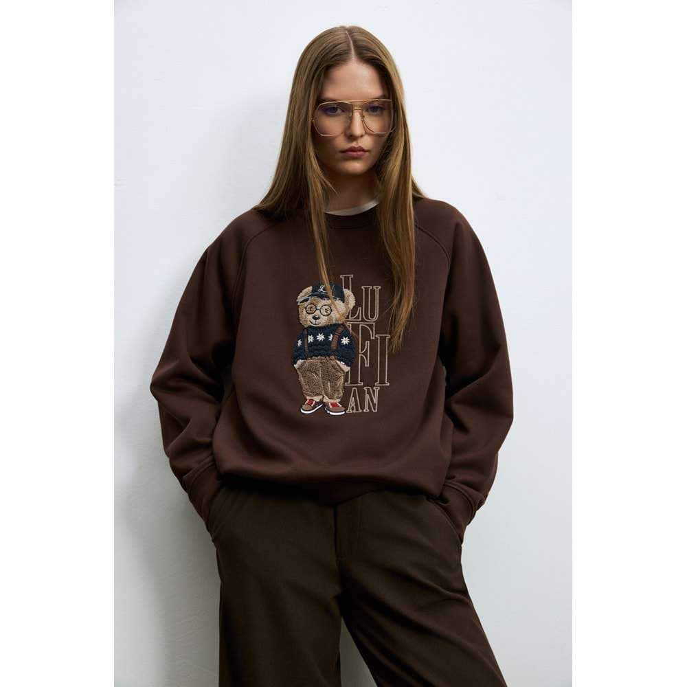 Lufian 122030034 Dıamond Kadın Örme Kadın Sweatshirt