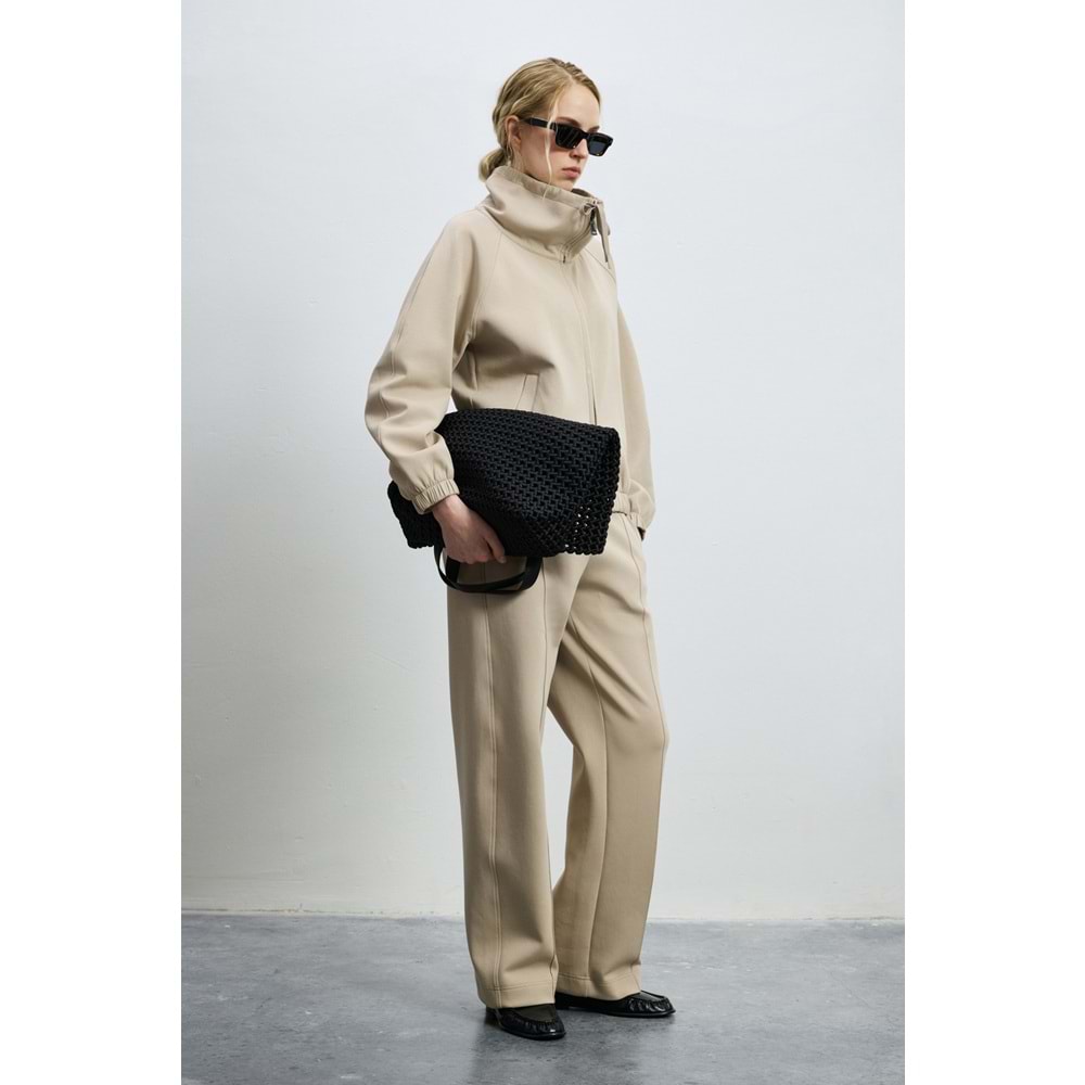 Lufian 122050019 Kelsey Örme Kadın Fermuarlı Eşofman Üstü Kadın Sweatshirt