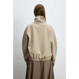 Lufian 122050019 Kelsey Örme Kadın Fermuarlı Eşofman Üstü Kadın Sweatshirt