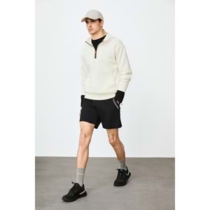 Lufian 112030216 Grayson Yarım Fermuarlı Kapüşonlu Erkek Sweatshirt