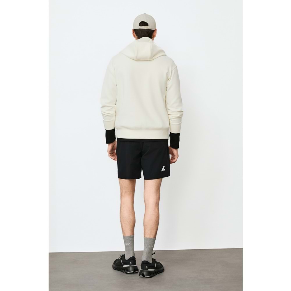 Lufian 112030216 Grayson Yarım Fermuarlı Kapüşonlu Erkek Sweatshirt