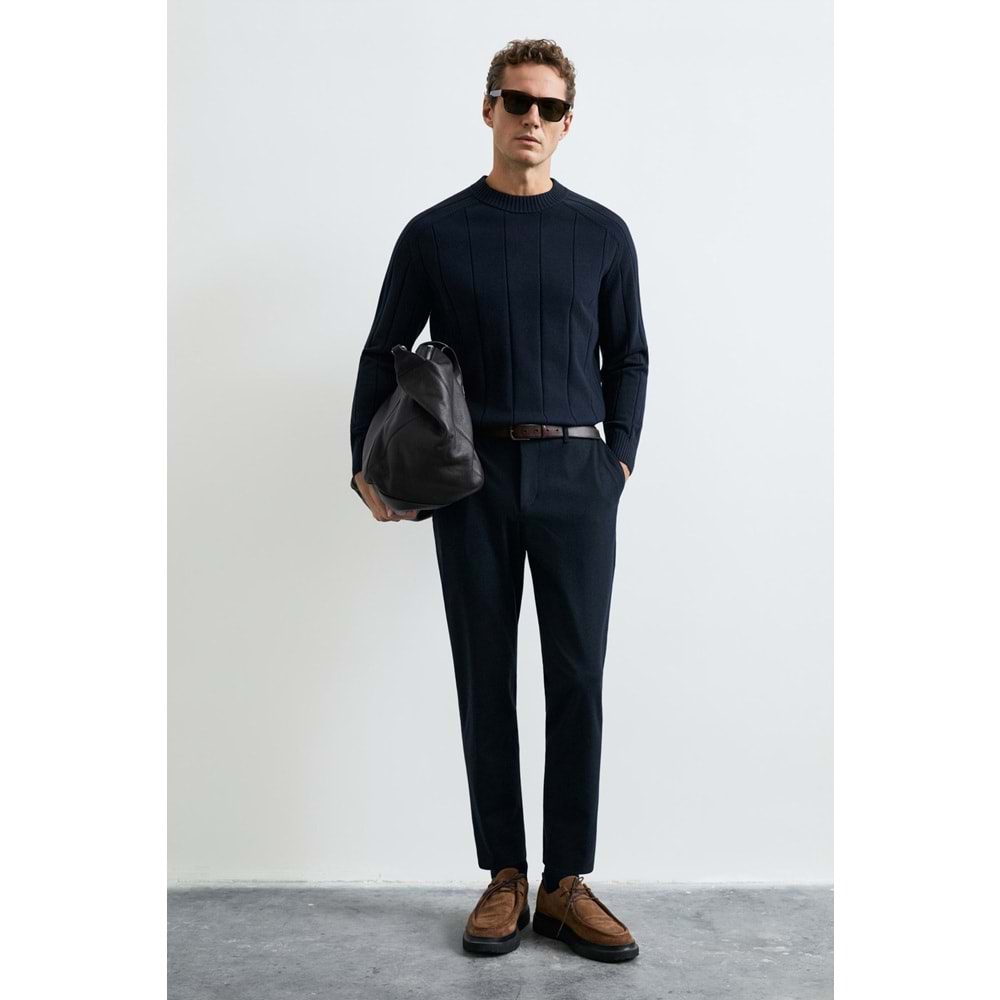 Lufian 112090195 Grand Yün Karışımlı Kazak Erkek Sweatshirt