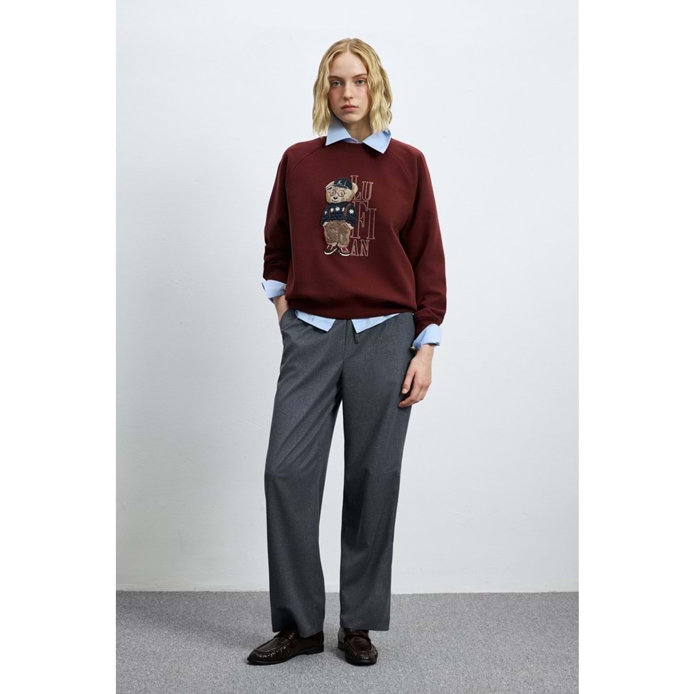 Lufian 122030034 Dıamond Kadın Örme Kadın Sweatshirt