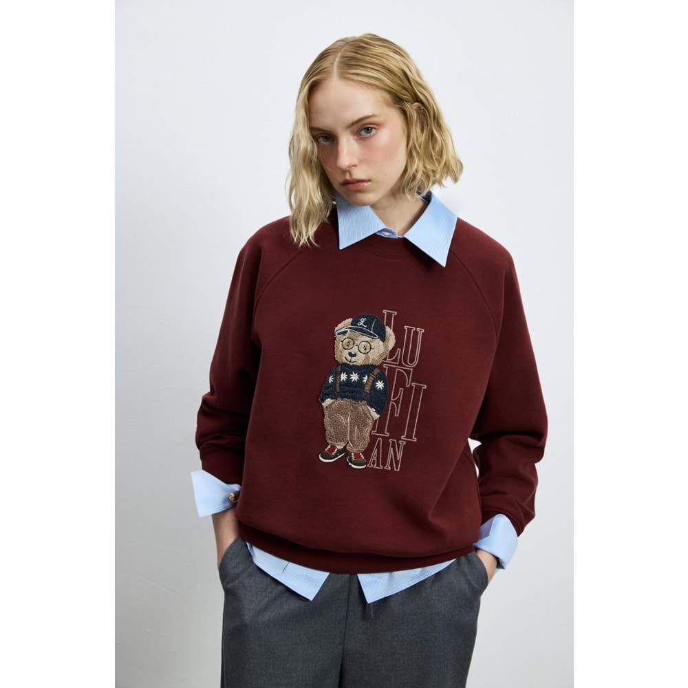 Lufian 122030034 Dıamond Kadın Örme Kadın Sweatshirt