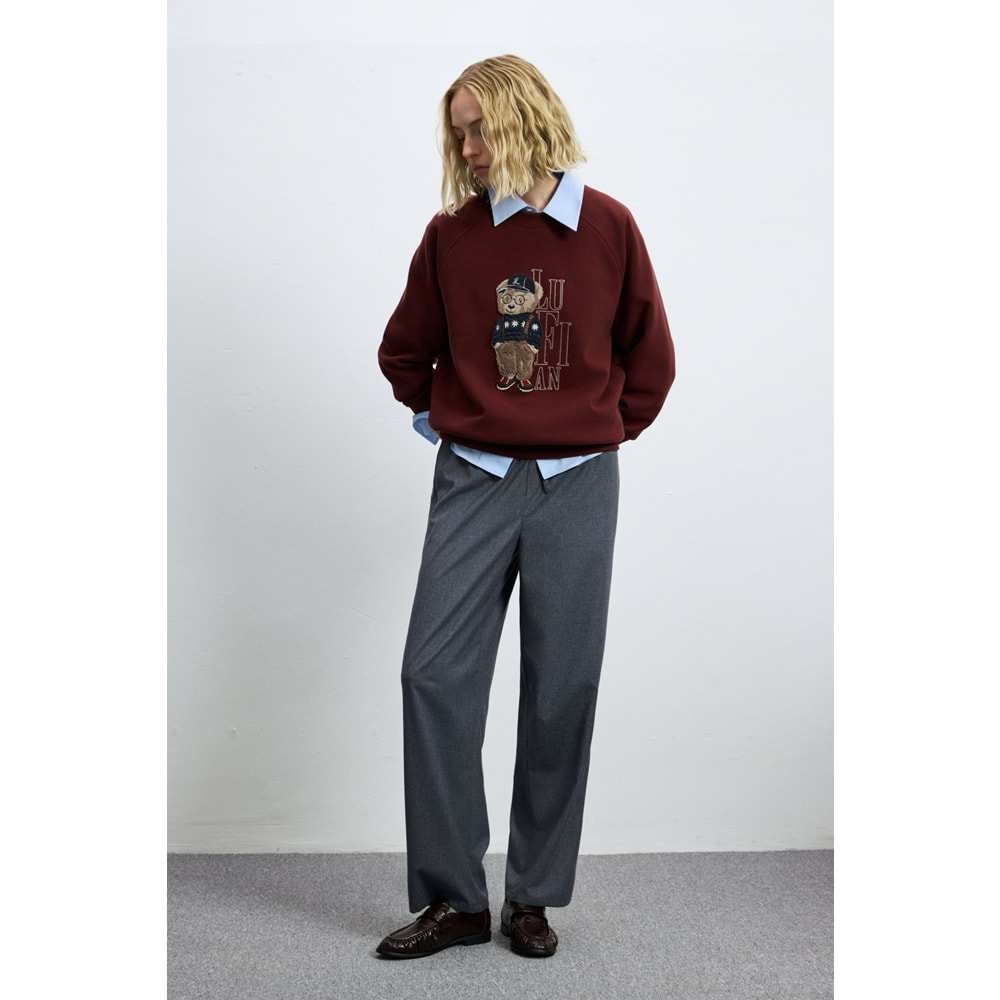 Lufian 122030034 Dıamond Kadın Örme Kadın Sweatshirt