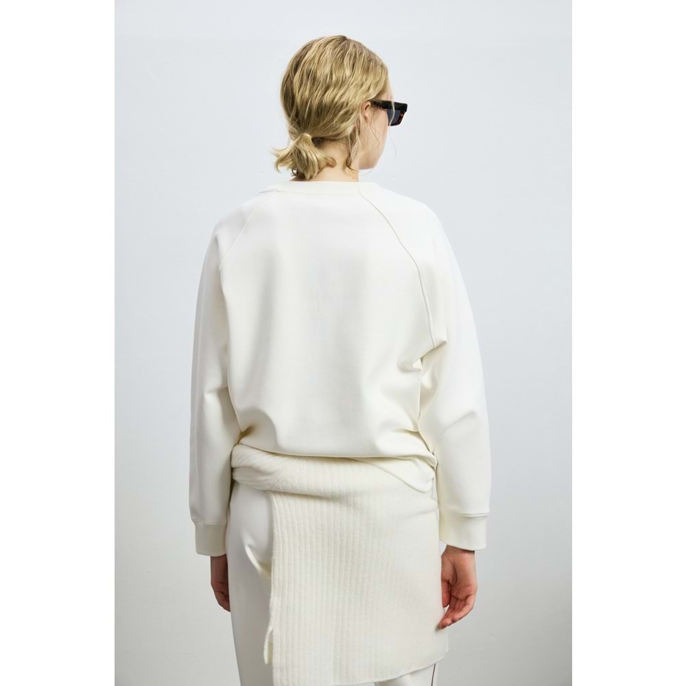 Lufian 122030035 Angelına Kadın Örme Sweatshırt Kadın Sweatshirt