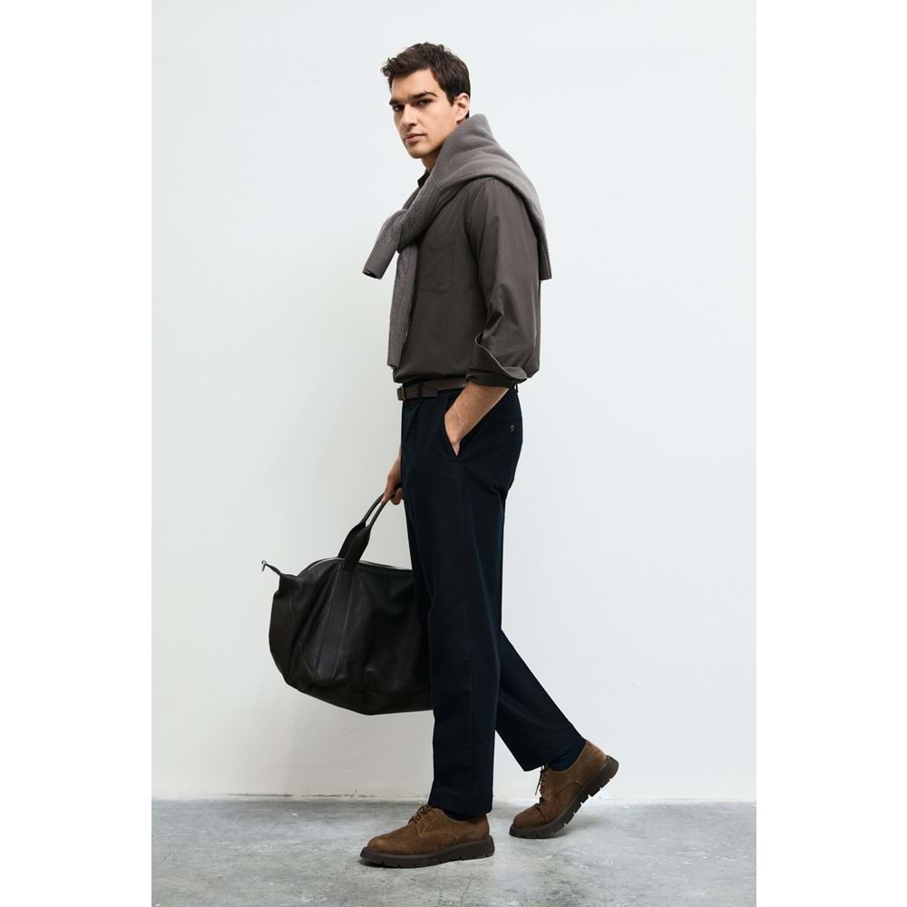 Lufian 112010704 Crom Erkek Basic Regular Fit Erkek Gömlek