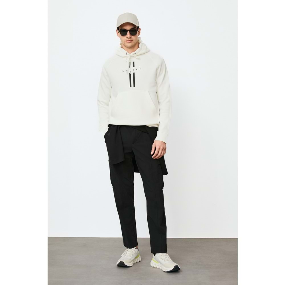 Lufian 112030207 Decland Kapüşonlu Sweatshirt Erkek Sweatshirt