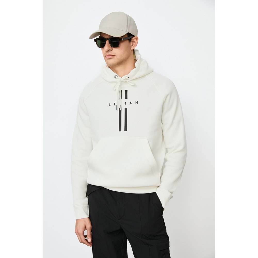 Lufian 112030207 Decland Kapüşonlu Sweatshirt Erkek Sweatshirt