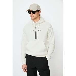 Lufian 112030207 Decland Kapüşonlu Sweatshirt Erkek Sweatshirt