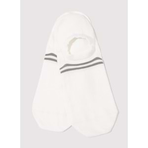 Mavi Şerit 2li Babet Çorabı Unisex Çorap