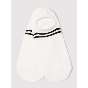 Mavi Şerit 2li Babet Çorabı Unisex Çorap