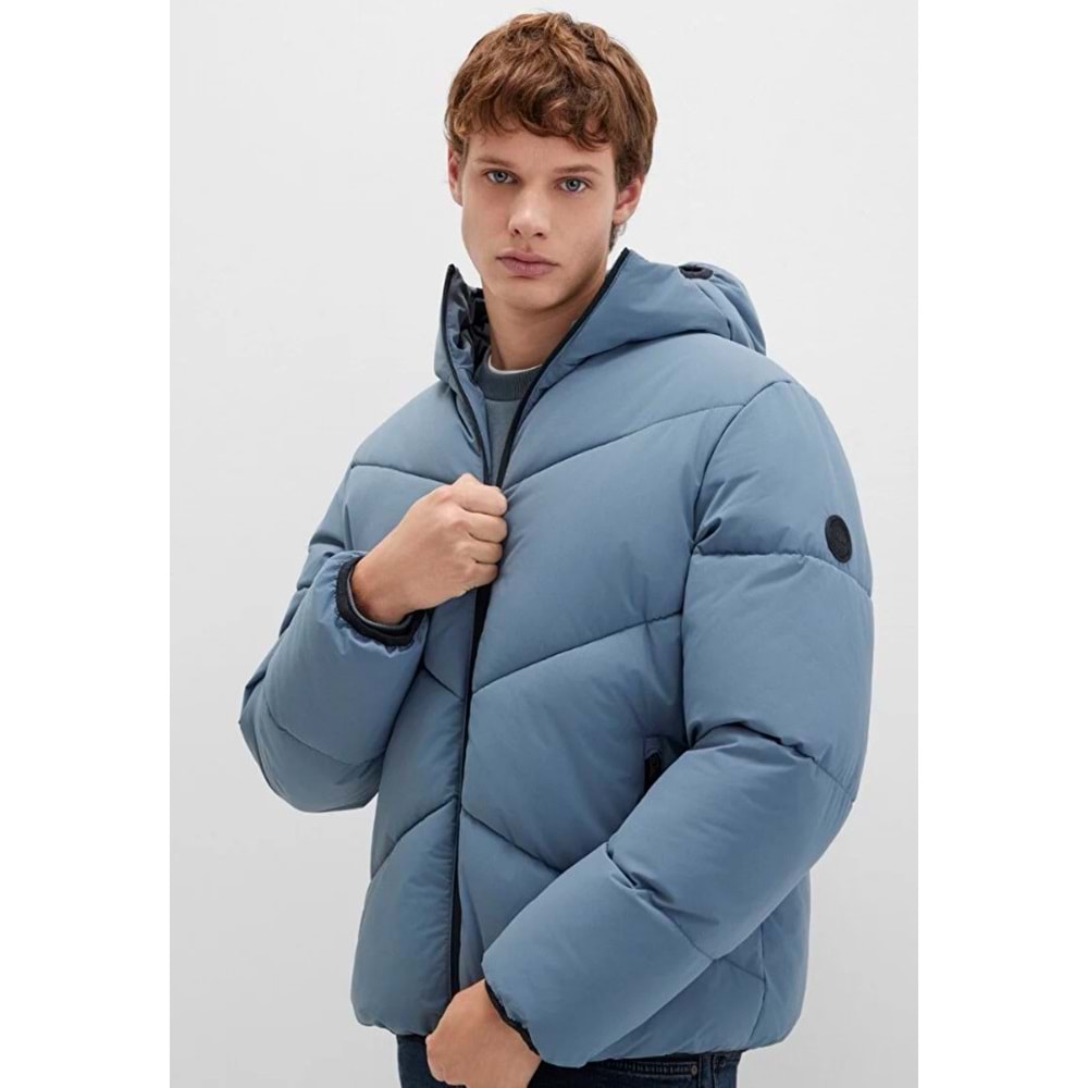Mavi 0110360-70782 Şişme Mont Kapüşonlu Erkek Mont