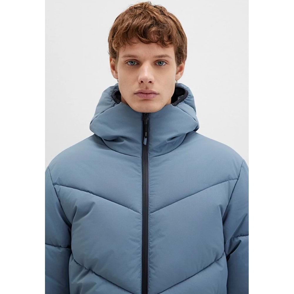 Mavi 0110360-70782 Şişme Mont Kapüşonlu Erkek Mont