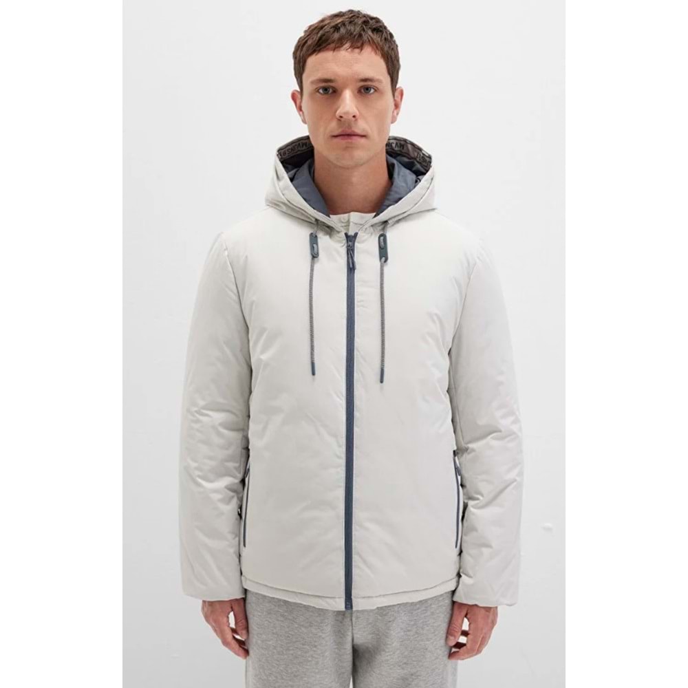 Mavi 0110352-70080 Kapüşonlu Şişme Mont Erkek Mont