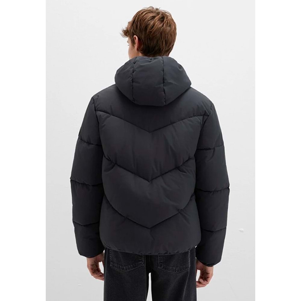 Mavi 0110360-900 Şişme Mont Kapüşonlu Erkek Mont