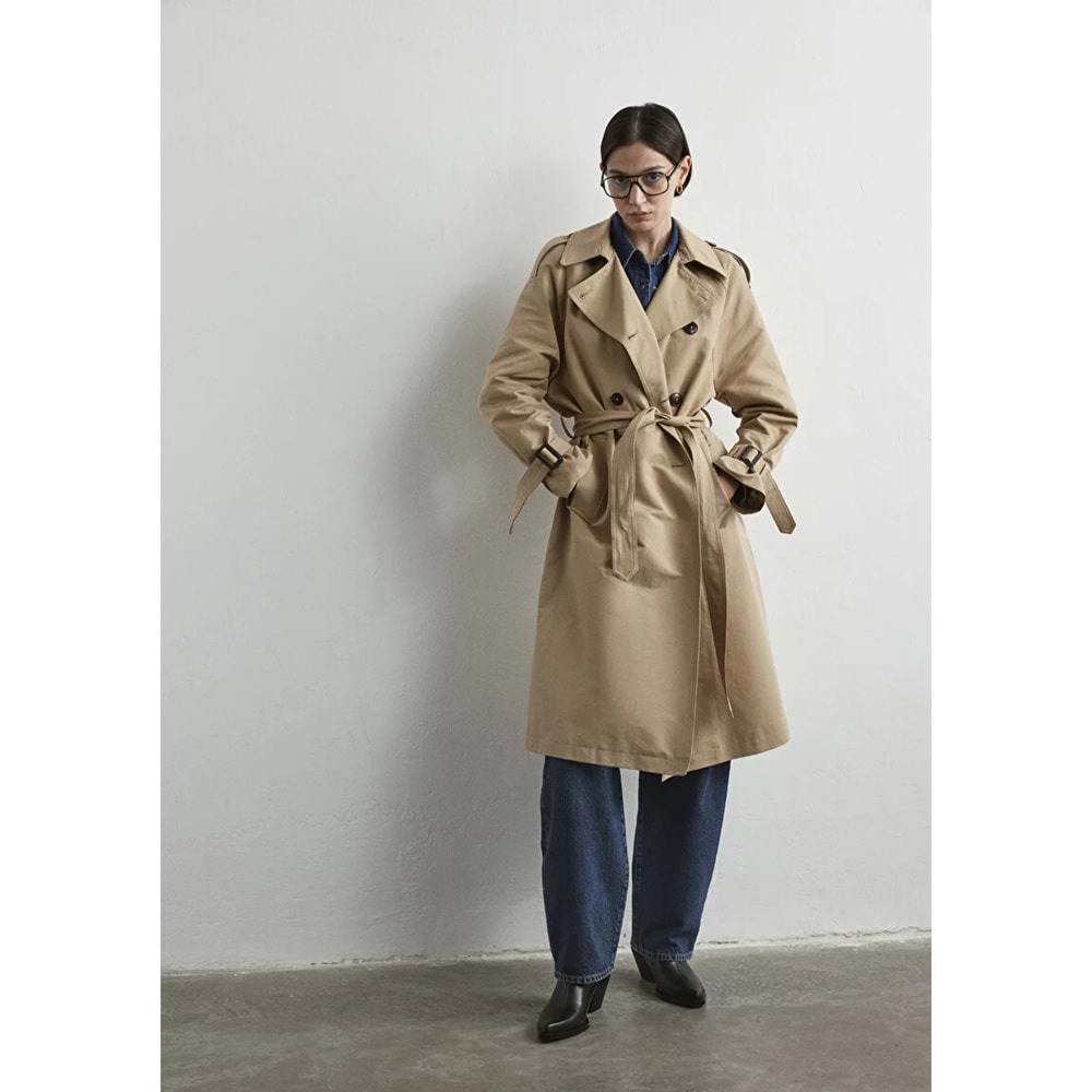 Mavi M1110458-70202 Trençkot Ceket Kadın Mont