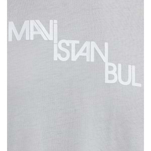 Mavi M0612274-70075 İstanbul Baskılı T-Shirt Erkek Tişort