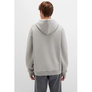 Mavi Jeans 0S10199-70093 Logo Baskılı Erkek Kapüşonlu Sweatshirt