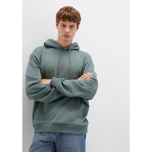 Mavi M0S10196-71577 Mavi Logo Baskılı Kapüşonlu Erkek Sweatshirt