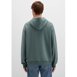 Mavi M0S10196-71577 Mavi Logo Baskılı Kapüşonlu Erkek Sweatshirt