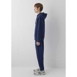 Mavi M0611715-70497 Mavi Logo Baskılı Kapüşonlu Fermuarlı Erkek Sweatshirt