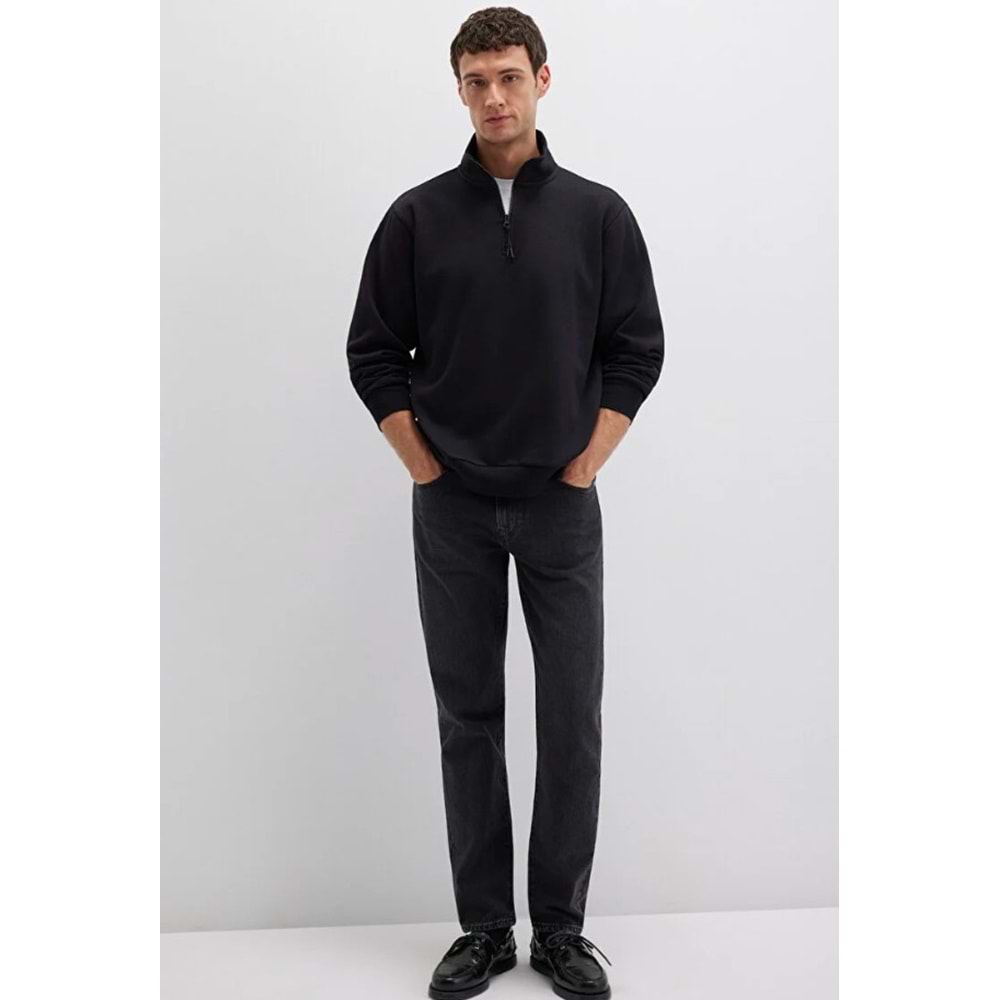 Mavi 0S10278-900 Basic Yarım Fermuarlı Sweatshirt