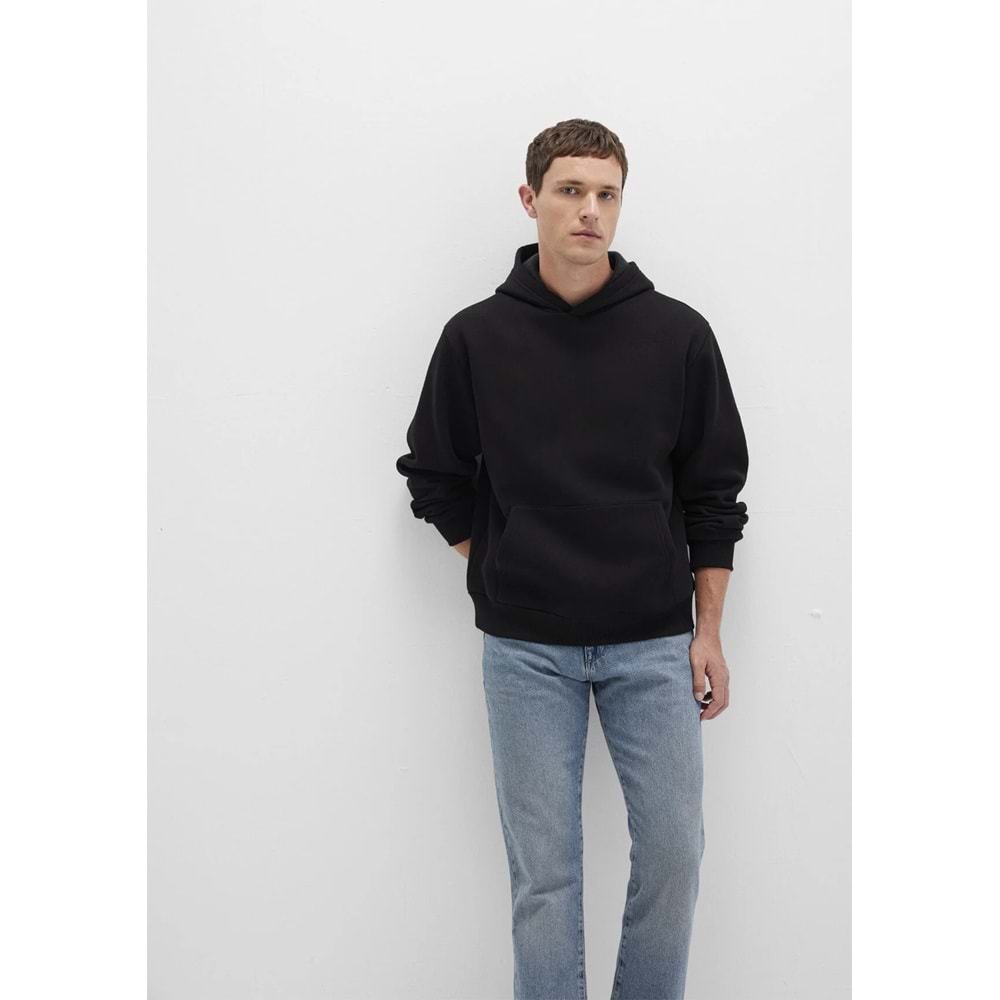 Mavi M0S10275-900 Mavi Kapüşonlu Sweatshirt Erkek Sweatshirt