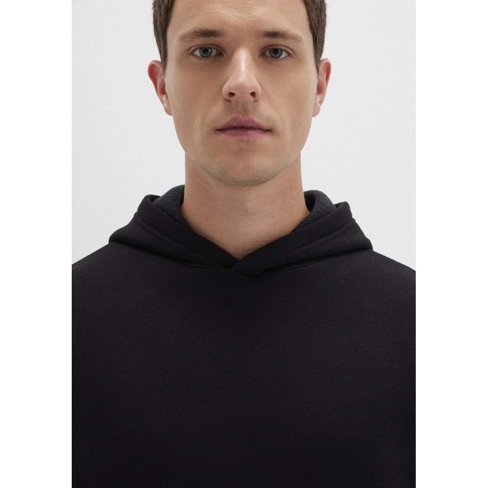 Mavi M0S10275-900 Mavi Kapüşonlu Sweatshirt Erkek Sweatshirt