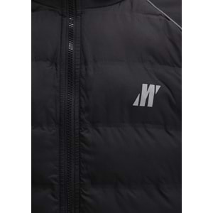Mavi M0110559-71379 Su İtici Mavi Pro Logo Reflektör Detaylı Water-Replent Kapüşonlu Spandex Erkek Mont