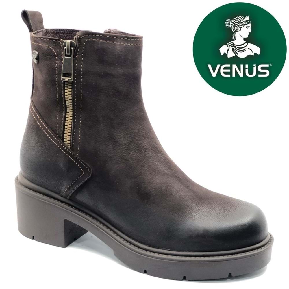 Venüs Albus Hakiki Deri Kaymaz Taban Ortopedik Kadın Bot