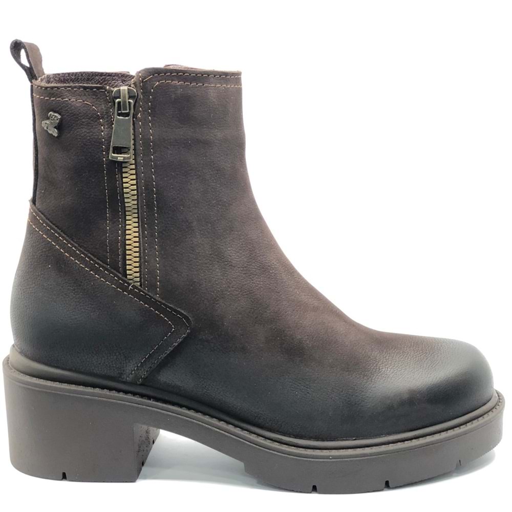 Venüs Albus Hakiki Deri Kaymaz Taban Ortopedik Kadın Bot