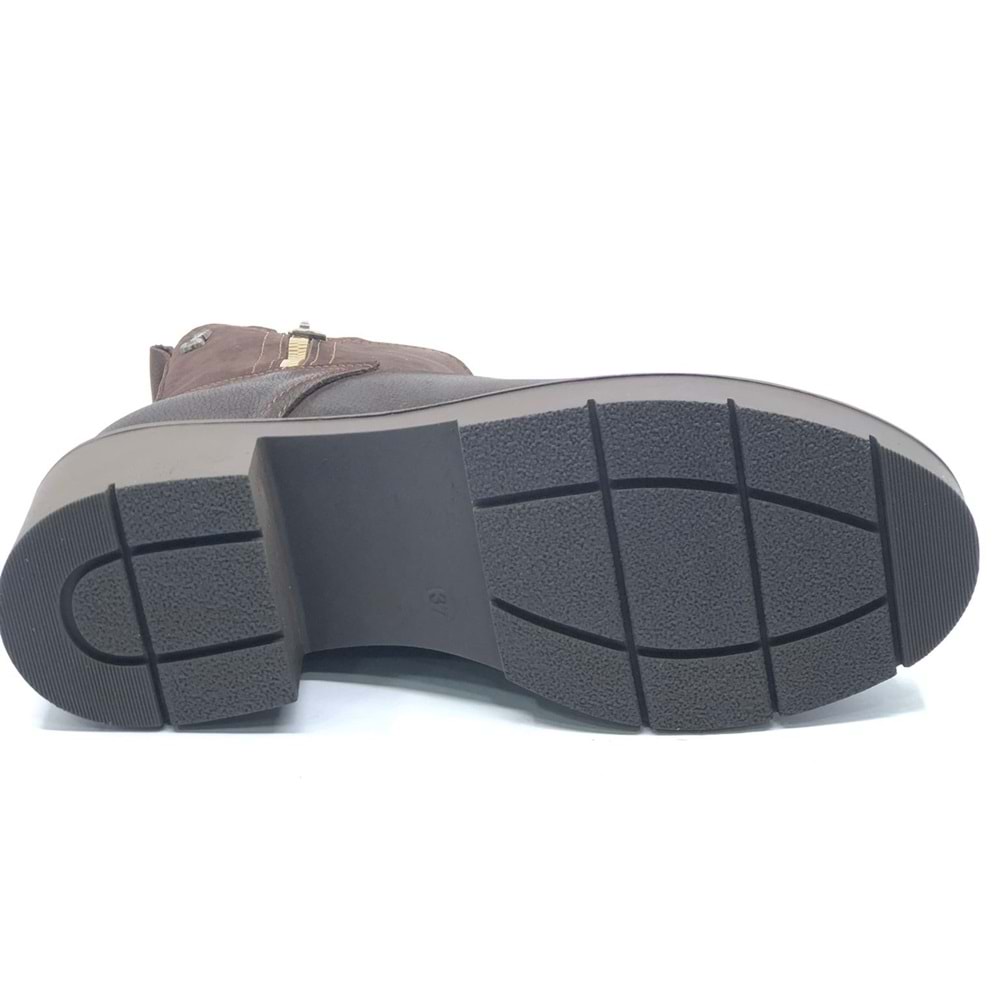 Venüs Albus Hakiki Deri Kaymaz Taban Ortopedik Kadın Bot