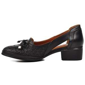 Venüs Opia Hakiki Deri Comfort Ortopedik Kadın Kısa Topuklu Ayakkabı