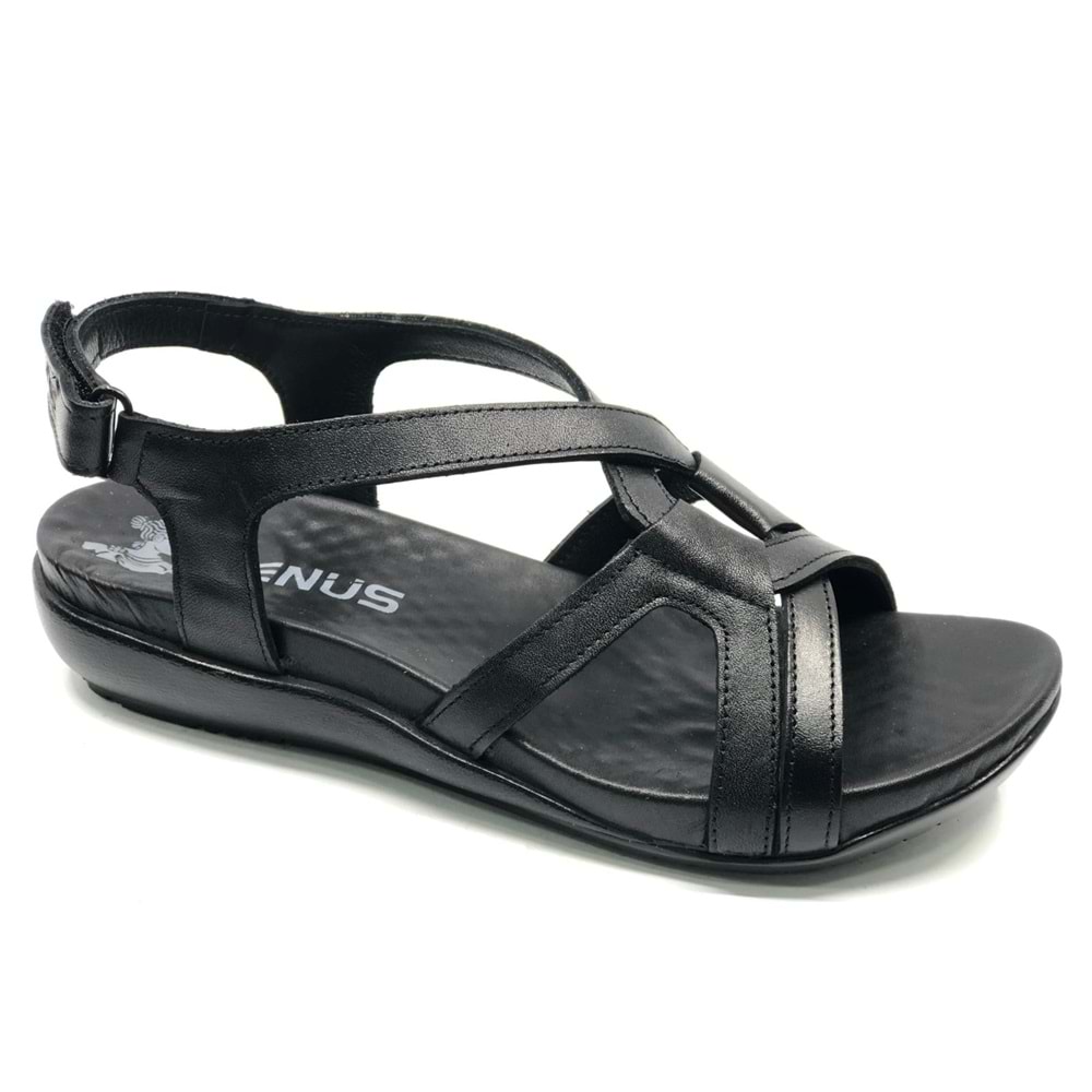 Venüs Viscosa Hakiki Deri Comfort Ortopedik Kadın Sandalet